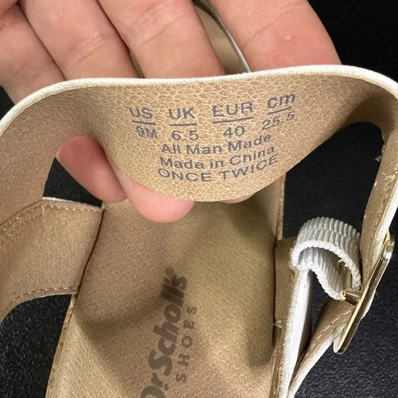 Dr. Scholl's Women's Once Twice Wedge Sandals Size 9M - Picture 8 of 9